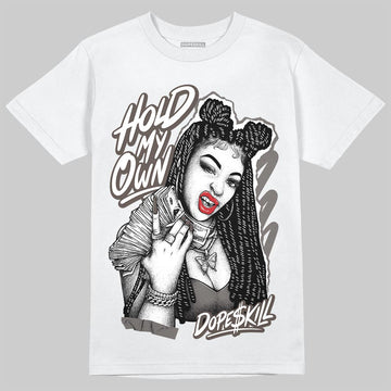 Jordan 4 Retro Cave Stone DopeSkill T-Shirt New H.M.O Graphic Streetwear - White