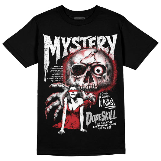 Jordan 12 “Red Taxi” DopeSkill T-Shirt Mystery Ghostly Grasp Graphic Streetwear - Black