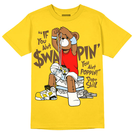 Jordan 6 “Yellow Ochre” DopeSkill Yellow T-shirt If You Aint Graphic Streetwear