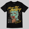 SB Dunk Low Rodeo Tourmaline DopeSkill T-Shirt Never Stop Hustling Graphic Streetwear - Black
