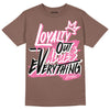 Dunk Low Smokey Mauve Playful Pink DopeSkill Brown Savana T-shirt  LOVE Graphic Streetwear 