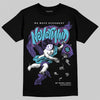 Jordan 8 Retro 'Aqua' 2025 DopeSkill T-Shirt Nevermind Graphic Streetwear - black