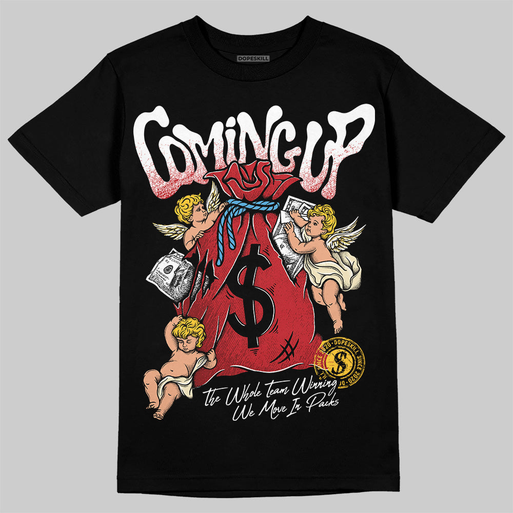 Union LA x Air Jordan 1 High OG “Chicago/Shadow” DopeSkill T-Shirt Money Bag Coming Up Graphic Streetwear - Black