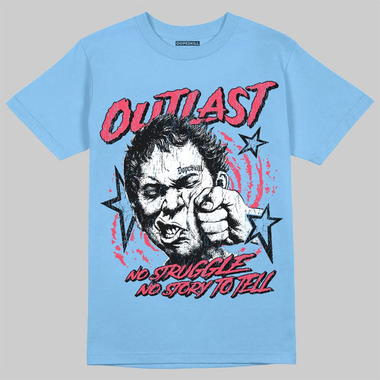 University Blue Sneakers DopeSkill T-Shirt Outlast Graphic Streetwear - carolina Blue