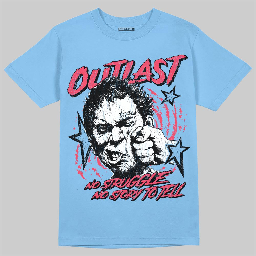 University Blue Sneakers DopeSkill T-Shirt Outlast Graphic Streetwear - carolina Blue