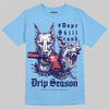 University Blue Sneakers DopeSkill T-Shirt New Drip Season Graphic Streetwear - Carolina Blue