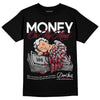 Jordan 1 Retro High '85 OG Metallic Burgundy DopeSkill T-Shirt MOMM Graphic Streetwear - Black