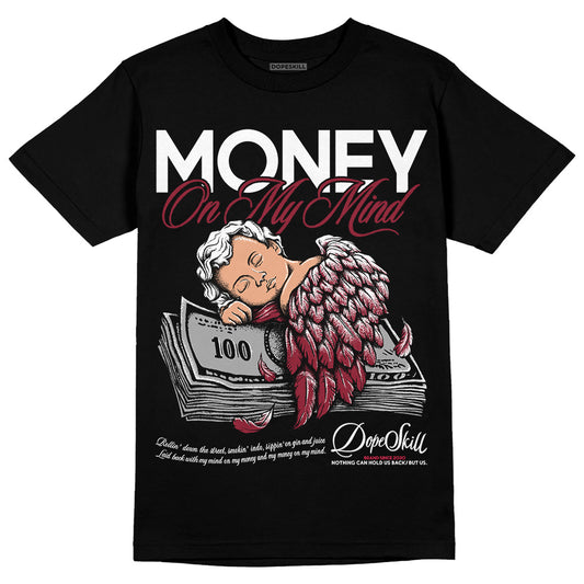 Jordan 1 Retro High '85 OG Metallic Burgundy DopeSkill T-Shirt MOMM Graphic Streetwear - Black