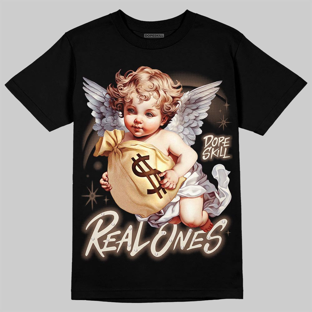 Jordan 3 World’s Best Dad DopeSkill T-Shirt Real Ones Angel Graphic Streetwear - Black