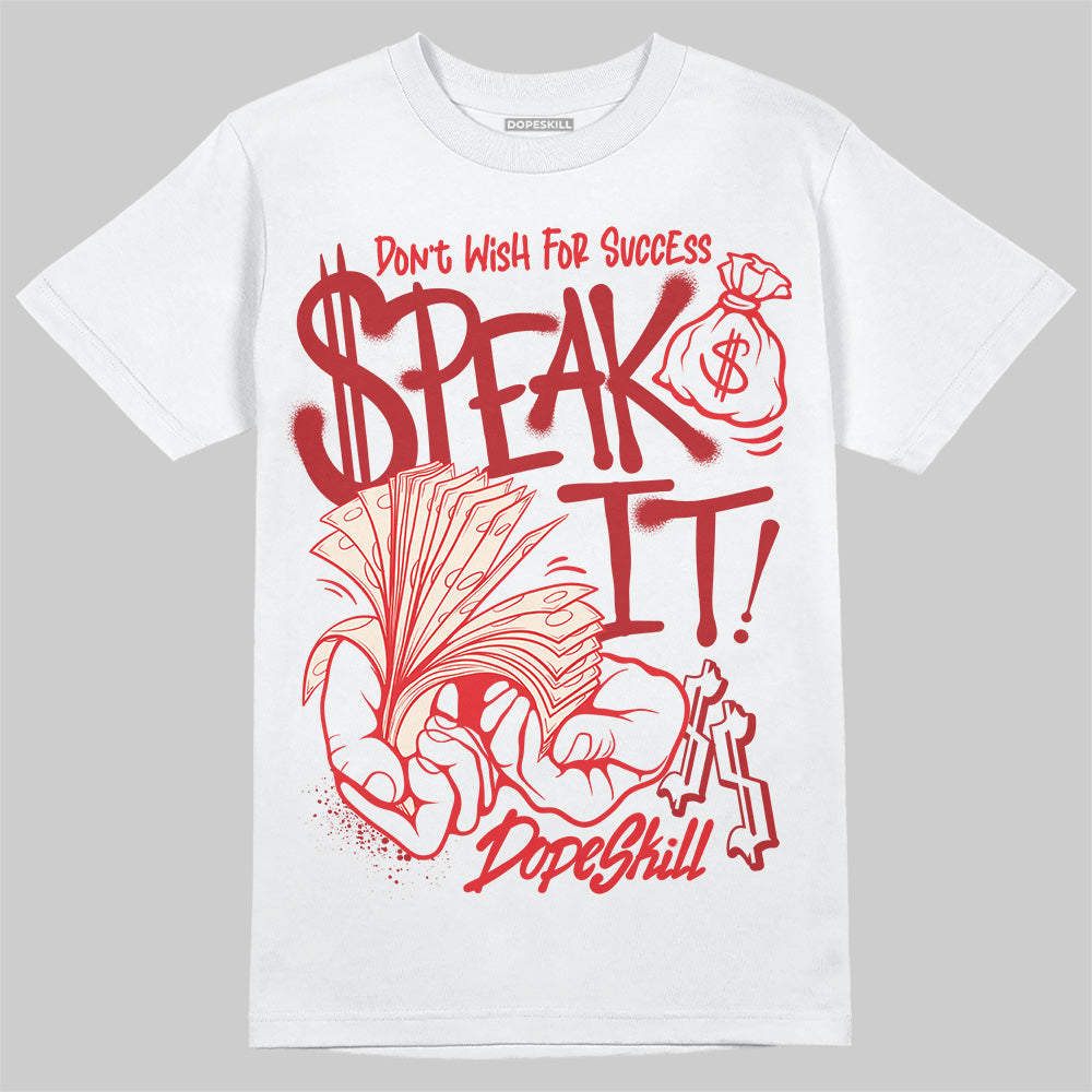 Adidas Samba OG ‘Talchum Pack ‑ Scarlet’ DopeSkill T-Shirt Speak It Graphic Streetwear - White