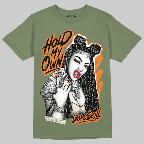 Jordan 4 Retro OG SP Undefeated (2025) DopeSkill T-Shirt New H.M.O Graphic Streetwear - Military Green