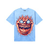 University Blue Sneakers DopeSkill T-Shirt Hellfire Graphic Streetwear - Carolina Blue