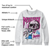 Hyper Violet 4s DopeSkill Sweatshirt Mystery Ghostly Grasp Graphic