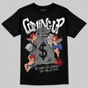 Jordan 3 “Seoul 2.0” DopeSkill T-Shirt Money Bag Coming Up Graphic Streetwear - black
