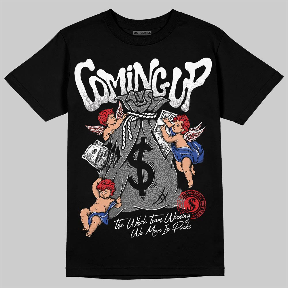 Jordan 3 “Seoul 2.0” DopeSkill T-Shirt Money Bag Coming Up Graphic Streetwear - black