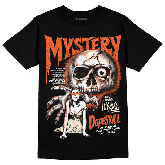 Jordan 3 Georgia Peach DopeSkill T-Shirt Mystery Ghostly Grasp Graphic Streetwear - Black