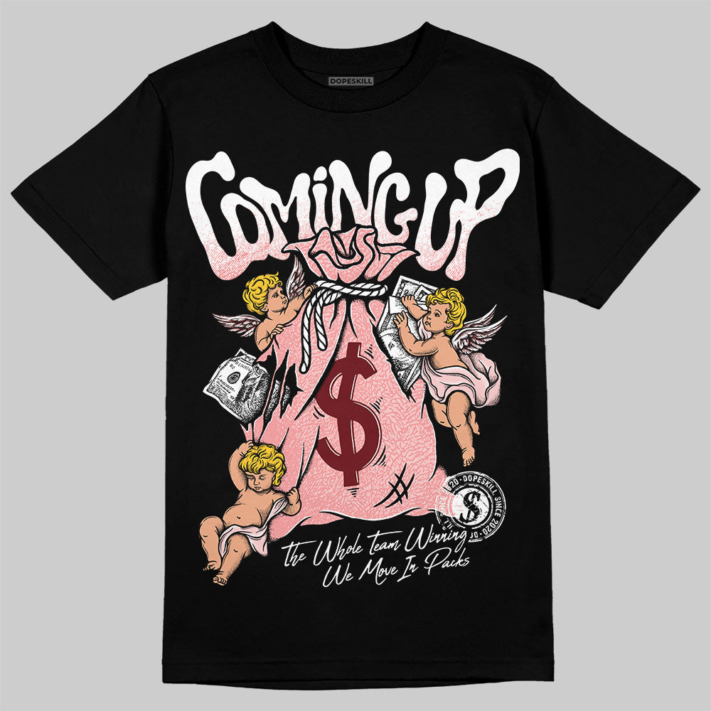 Jordan 3 Retro Valentine's Day Treat Yourself (2025) DopeSkill T-Shirt Money Bag Coming Up Graphic Streetwear - Black