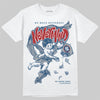 Jordan 12 Retro French Blue (2025) DopeSkill T-Shirt Nevermind Graphic Streetwear - WHite