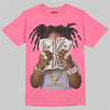 Jordan 3 GS “Cobalt Bliss” DopeSkill T-Shirt Rich Youth Graphic Streetwear  - Safety Pink