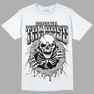 Jordan 12 Stealth DopeSkill T-Shirt Trapped Halloween Graphic Streetwear