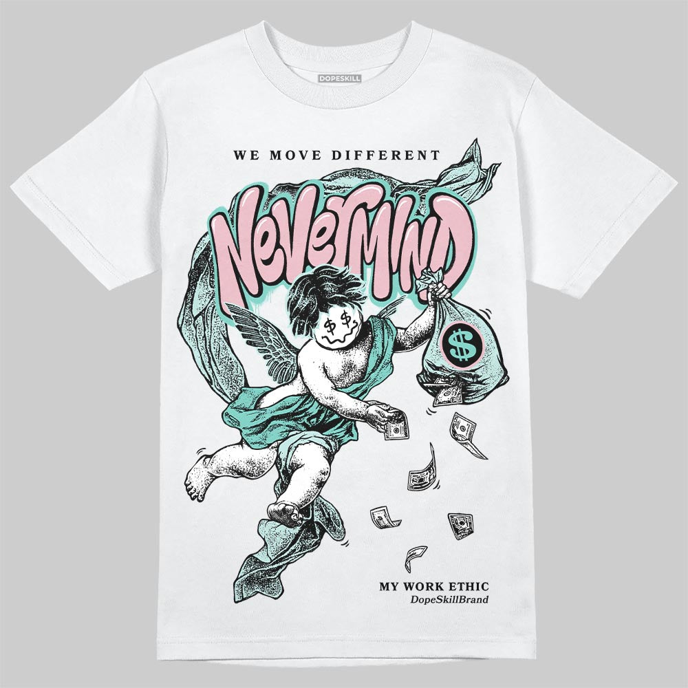 Jordan 11 Low "Igloo" DopeSkill T-Shirt Nevermind Graphic Streetwear - White 