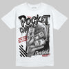 Jordan 4 “Black Cat” (2025) DopeSkill T-Shirt Pocket Change Graphic Streetwear - White