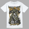 Jordan 4 Retro SE Craft Medium Olive DopeSkill T-Shirt Life or Die Graphic Streetwear - White