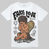 Adidas Samba OG C ‘Black Gum’ DopeSkill T-Shirt False Love Graphic Streetwear - WHite