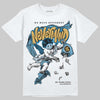 Jordan 4 Denim “Worn Blue” DopeSkill T-Shirt Nevermind Graphic Streetwear - White