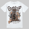 SoleFly x Air Jordan 12 Retro SP 'Cafecito/Baroque Brown' DopeSkill T-Shirt Money Bag Coming Up Graphic Streetwear - White