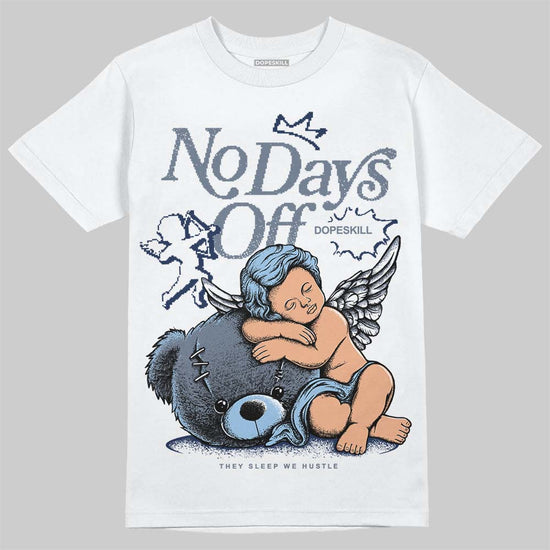 New Balance 9060 Arctic Grey DopeSkill T-Shirt New No Days Off Graphic Streetwear - White