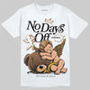 Jordan 1 High OG Black Metallic Gold DopeSkill T-Shirt New No Days Off Graphic Streetwear - White