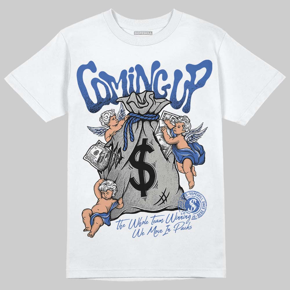 Jordan 3 "Lucky Shorts" DopeSkill T-Shirt Money Bag Coming Up Graphic Streetwear - White