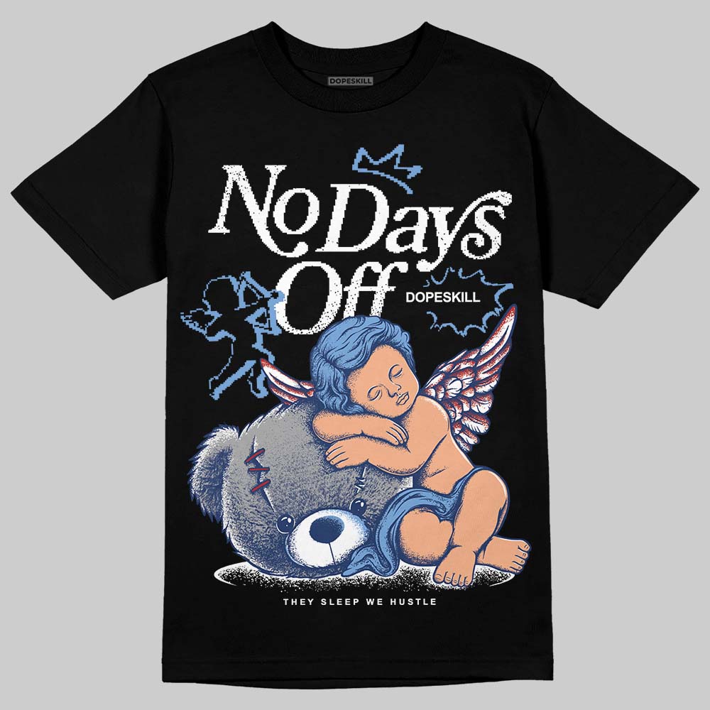 Jordan 1 High OG "Midnight Navy" DopeSkill T-Shirt New No Days Off Graphic Streetwear - Black