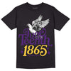 Jordan 12 “Field Purple” DopeSkill T-Shirt Juneteenth 1865 Graphic Streetwear - Black