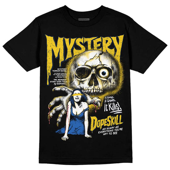 Dunk Low Vintage “Michigan” DopeSkill T-Shirt Mystery Ghostly Grasp Graphic Streetwear - Black