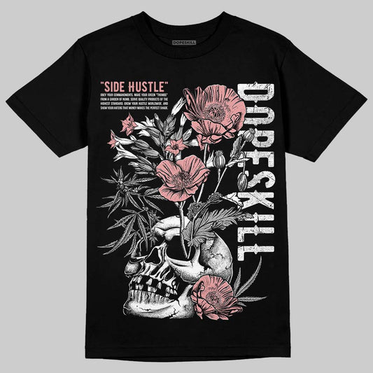 Harris Tweed x Wmns Dunk Low 'Black Phantom' DopeSkill T-Shirt Side Hustle Graphic Streetwear - Black