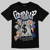 Jordan 3 "Lucky Shorts" DopeSkill T-Shirt Money Bag Coming Up Graphic Streetwear - Black