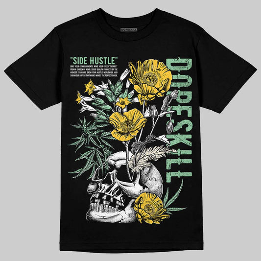 Asics Gel-Kayano 12.1 White/Menthol DopeSkill T-Shirt Side Hustle Graphic Streetwear - Black