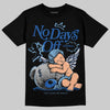 Air Foamposite One “International Blue” DopeSkill T-Shirt New No Days Off Graphic Streetwear - Black