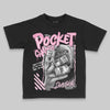 Jordan 12 GS “Pearl Pink” DopeSkill Toddler Kids T-shirt Pocket Change Graphic Streetwear - Black