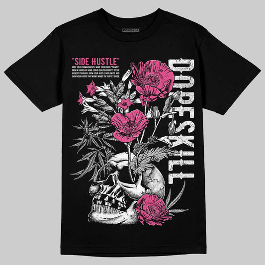 Asics Gel-1130 Pink Glo/ Black DopeSkill T-Shirt Side Hustle Graphic Streetwear - Black