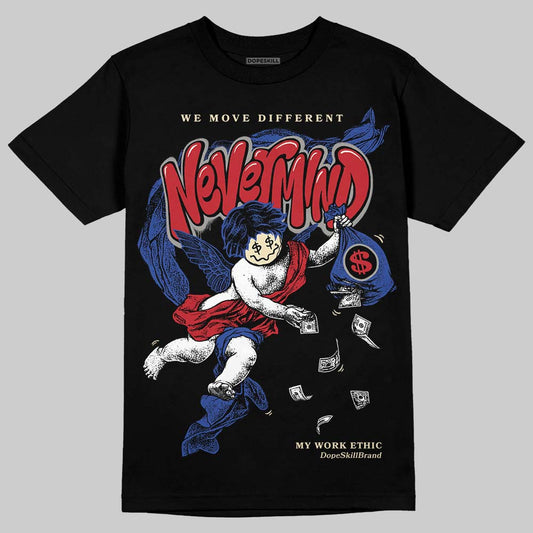 Jordan 4 “Rare Air” DopeSkill T-Shirt Nevermind Graphic Streetwear - Black