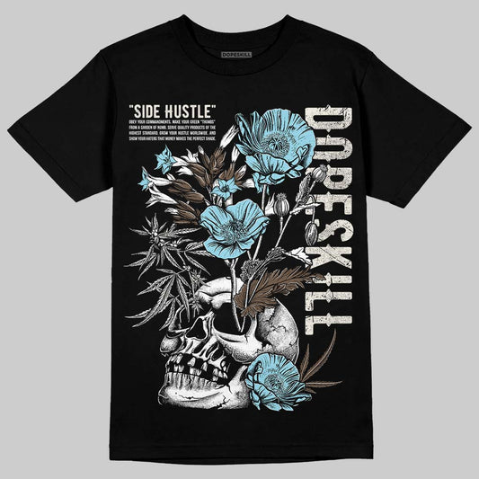 Asics Gel-Kayano 12.1 Cream/Stillwater DopeSkill T-Shirt Side Hustle Graphic Streetwear - black