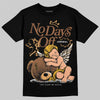 Jordan 1 High OG Black Metallic Gold DopeSkill T-Shirt New No Days Off Graphic Streetwear - Black