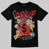 Nigel Sylvester x Air Jordan 4 ‘Brick by Brick’ DopeSkill T-Shirt Money Bag Coming Up Graphic Streetwear - Black
