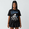 Black University Blue 5s DopeSkill T-Shirt Flexin' Graphic