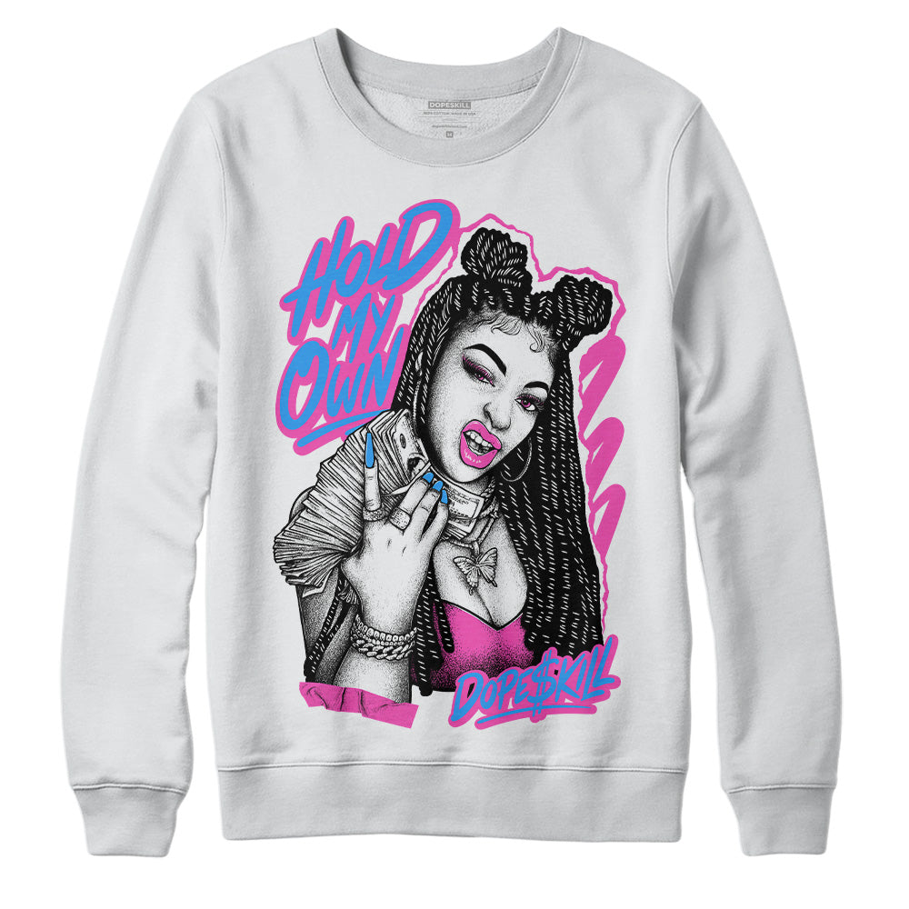 Jordan 4 GS “Hyper Violet” DopeSkill Sweatshirt New H.M.O Graphic Streetwear - White