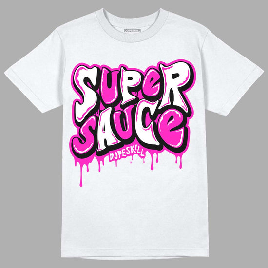 Dunk Low GS “Active Fuchsia” DopeSkill T-Shirt Super Sauce Graphic Streetwear - White