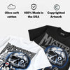 “True Blue” 3s DopeSkill T-Shirt Mystery Ghostly Grasp Graphic